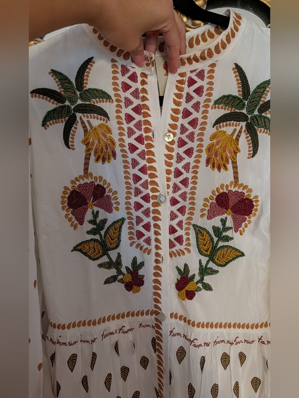 Off White Made In Brazil Maxi Dress - Picture 8 of 16